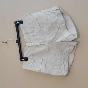 Armani Exchange white shorts size 6